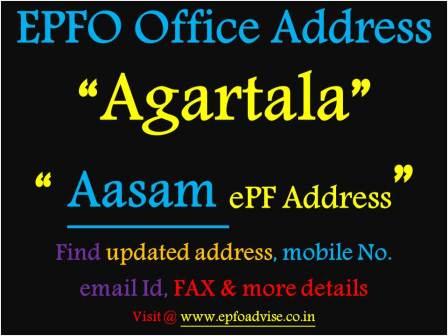 PF Office Agartala Address
