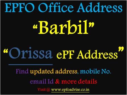 PF Office Barbil Address