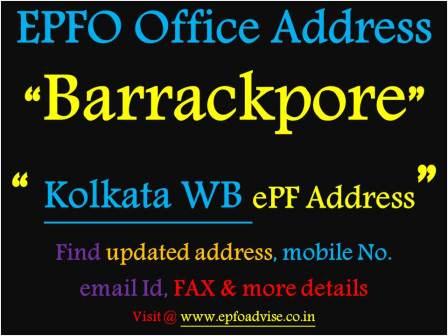 PF Office Barrackpore Address