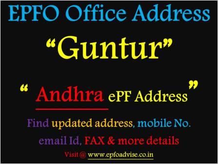 PF Office Guntur Address
