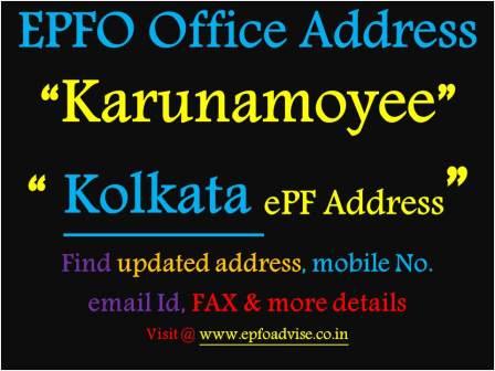 PF Office Karunamoyee Address