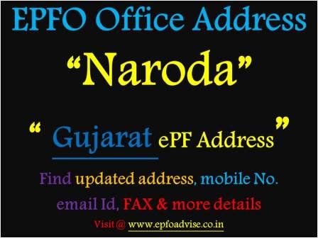 PF Office Naroda Address