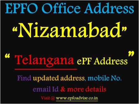 PF Office Nizamabad Address