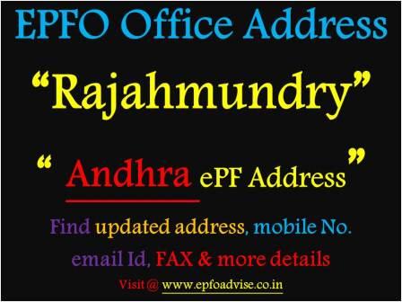 PF Office Rajahmundry Address