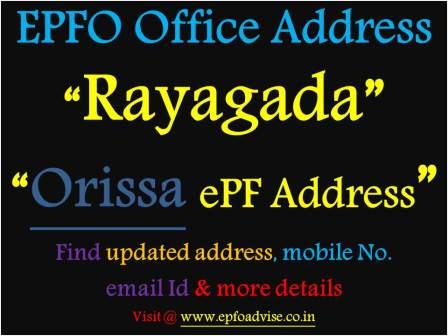 PF Office Rayagada Address