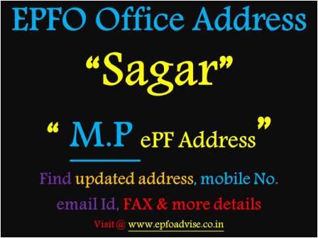 PF Office Sagar Address 