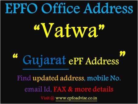 PF Office Vatwa Address